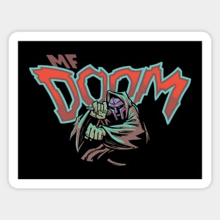 mf doom peach Sticker